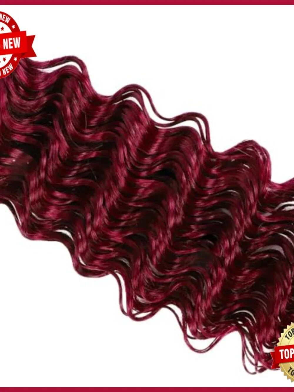 Brazilian Virgin Human Hair Extensions Deep Wave 3 Bundles 26-30 Inch